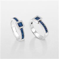 Anillo Giorgio Visconti Mujer in Oro Zaffiro 0.99 Ct AB14700Z-14 - AB14700Z-14